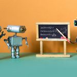 BSPOKE Software - Image showing robots at school to represent how machine learning, how it is benefit the custom software industry.