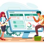 BSPOKE Software - Two software developers planning disciplinary agile delivery